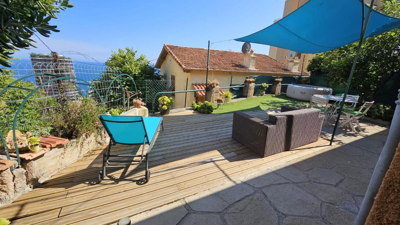 Maison Avec Jardin, Vue Mer Aux Portes De Monaco Beausoleil Zewnętrze zdjęcie