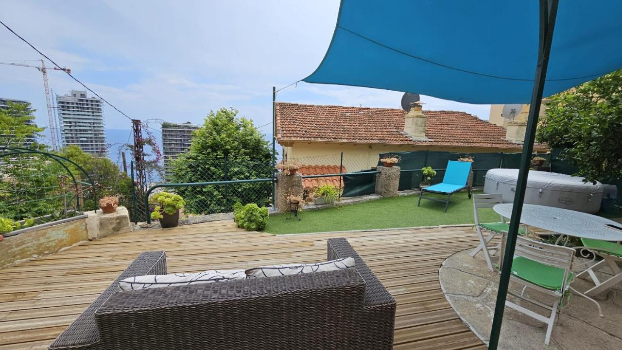 Maison Avec Jardin, Vue Mer Aux Portes De Monaco Beausoleil Zewnętrze zdjęcie