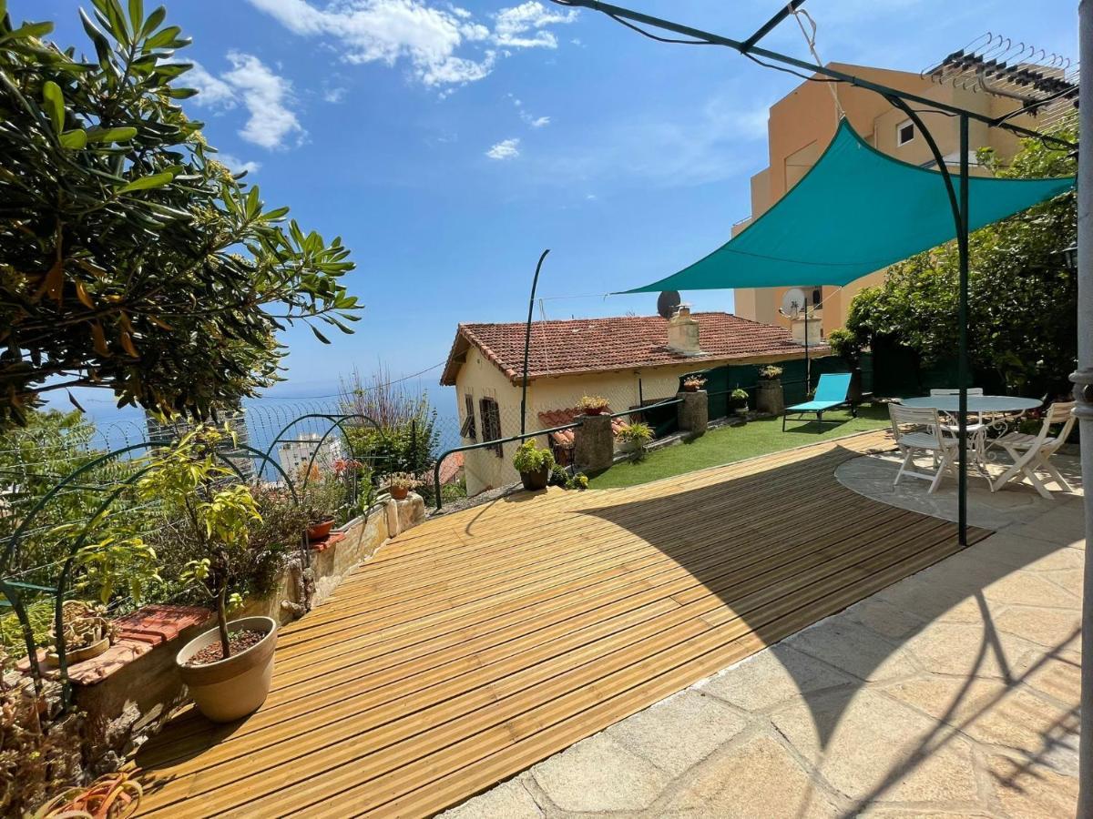 Maison Avec Jardin, Vue Mer Aux Portes De Monaco Beausoleil Zewnętrze zdjęcie